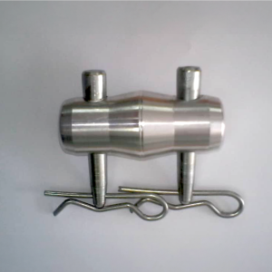 Coupler aluminio con Pin y Rpin